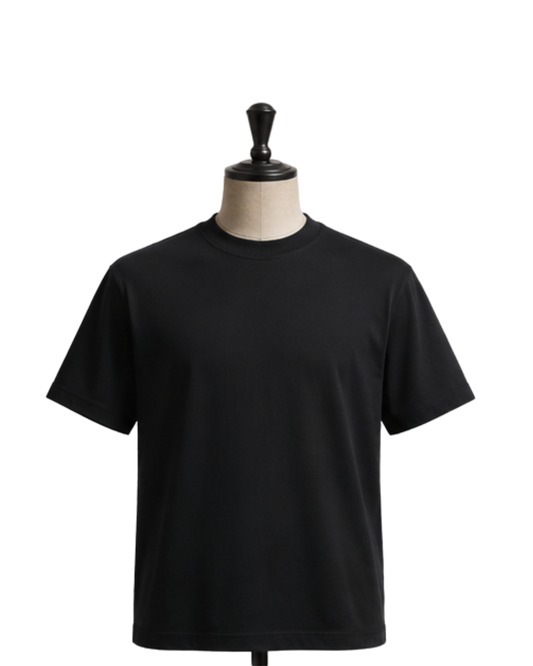 T-shirt Uomo Bianca "Il Dandy Metropolitano" con Grafica Barcode Nera