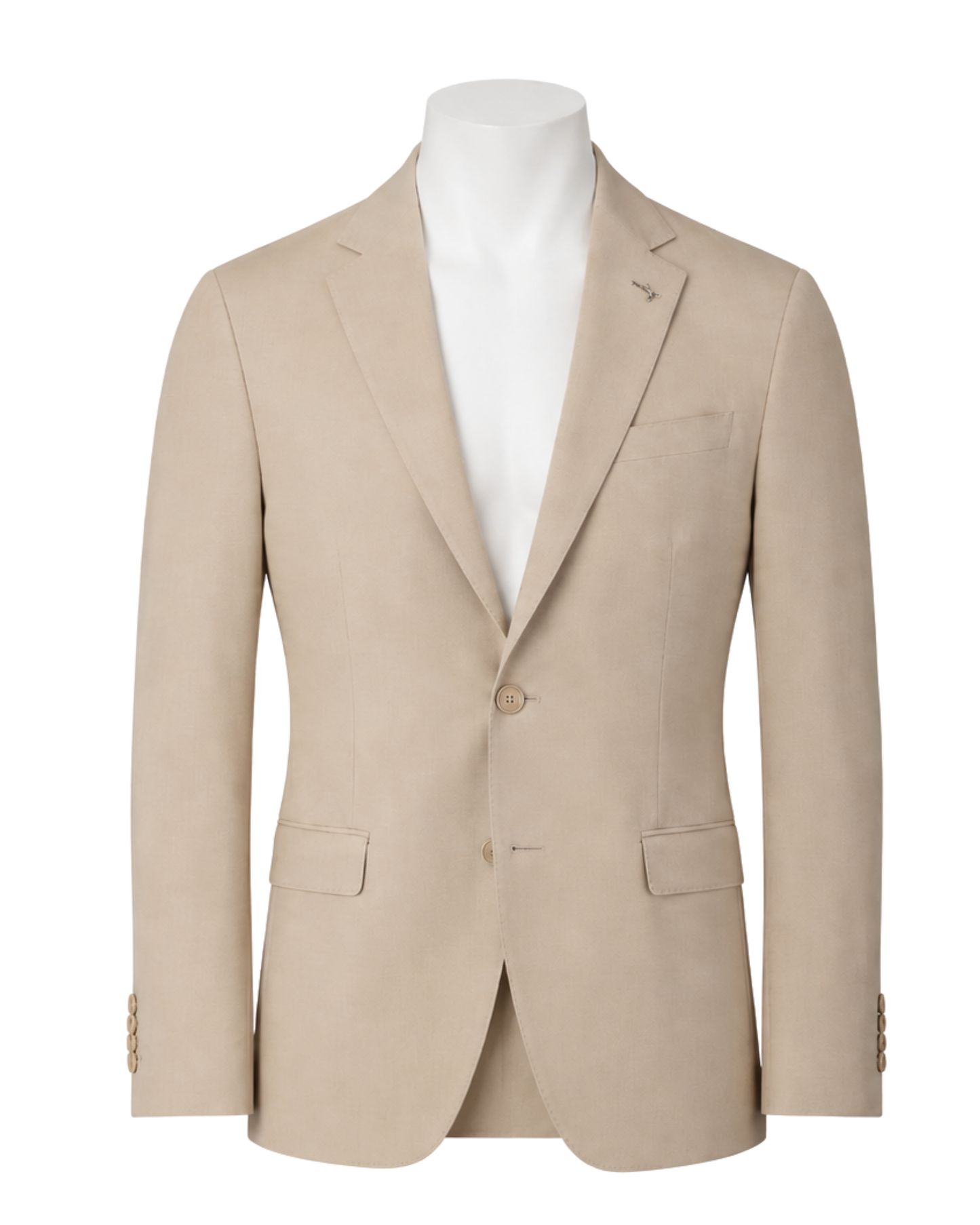 Abito Monopetto Sartoriale Beige - Slim Fit Elegante