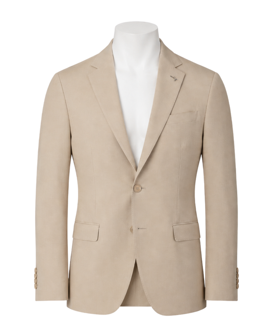 Abito Monopetto Sartoriale Beige - Slim Fit Elegante