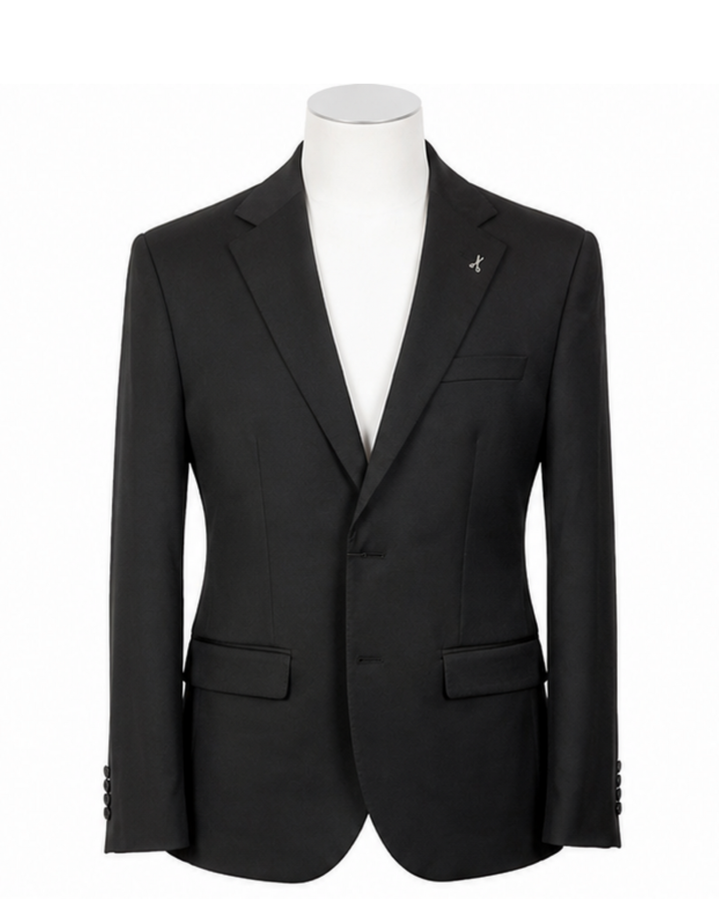 Abito Monopetto Sartoriale Nero - Slim Fit Elegante