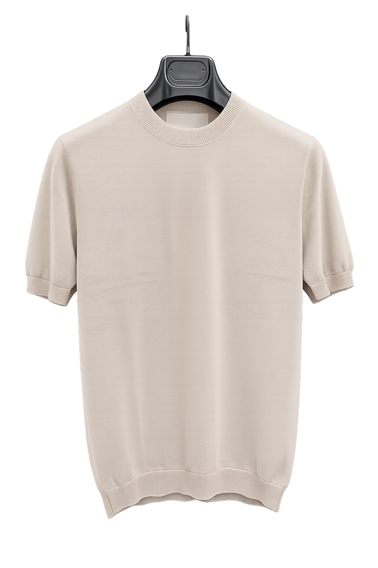 Maglia in filo Beige