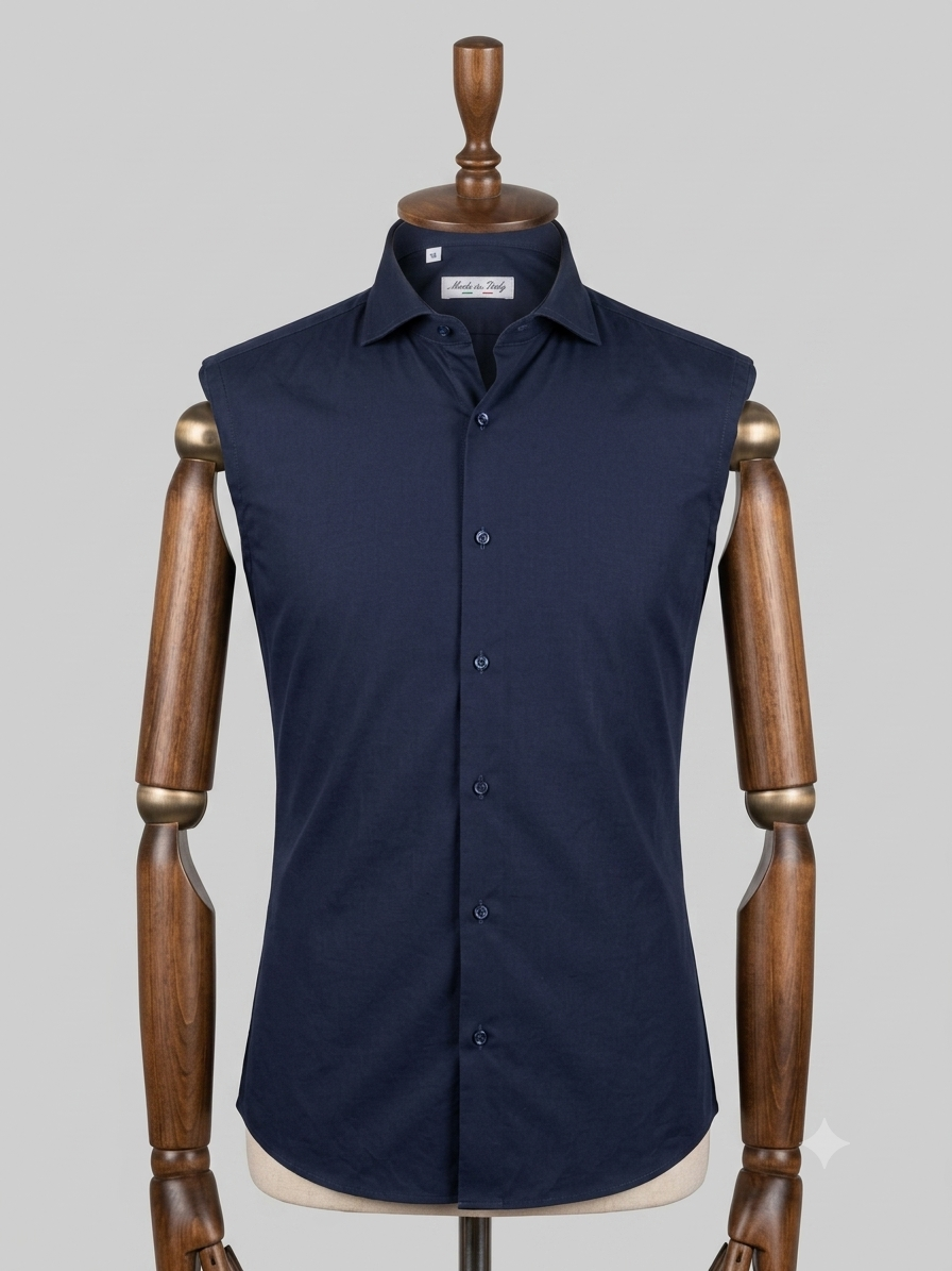 Camicia Uomo Blue Slim-Fit | Made in Italy