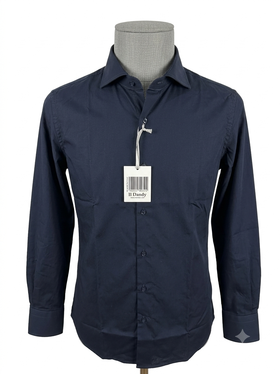 Camicia Uomo Blue Slim-Fit | Made in Italy