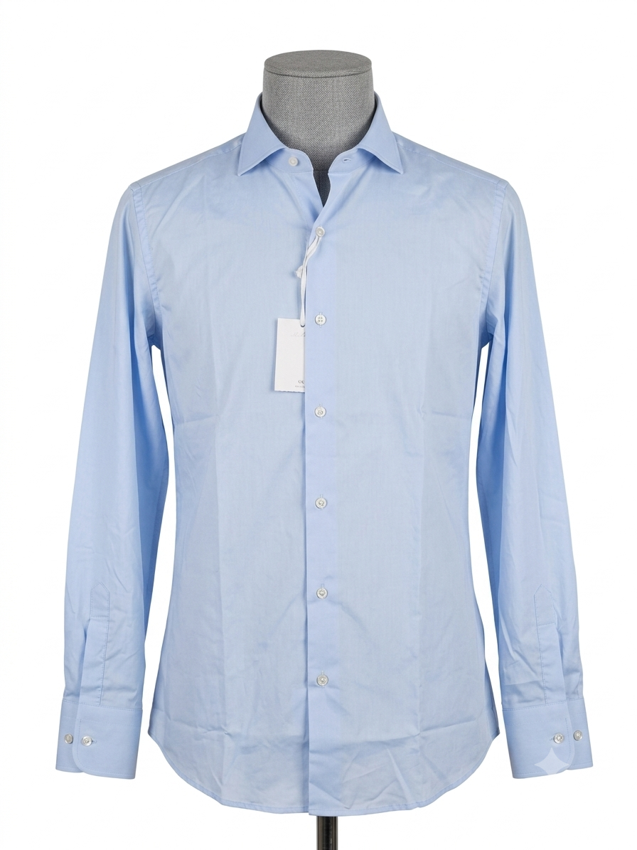 Camicia Uomo Azzurra Slim-Fit | Made in Italy
