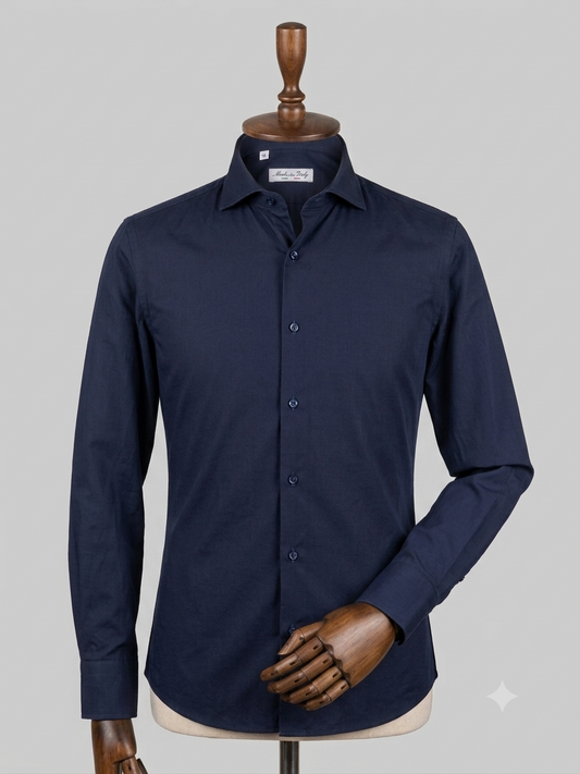 Camicia Uomo Blue Slim-Fit | Made in Italy