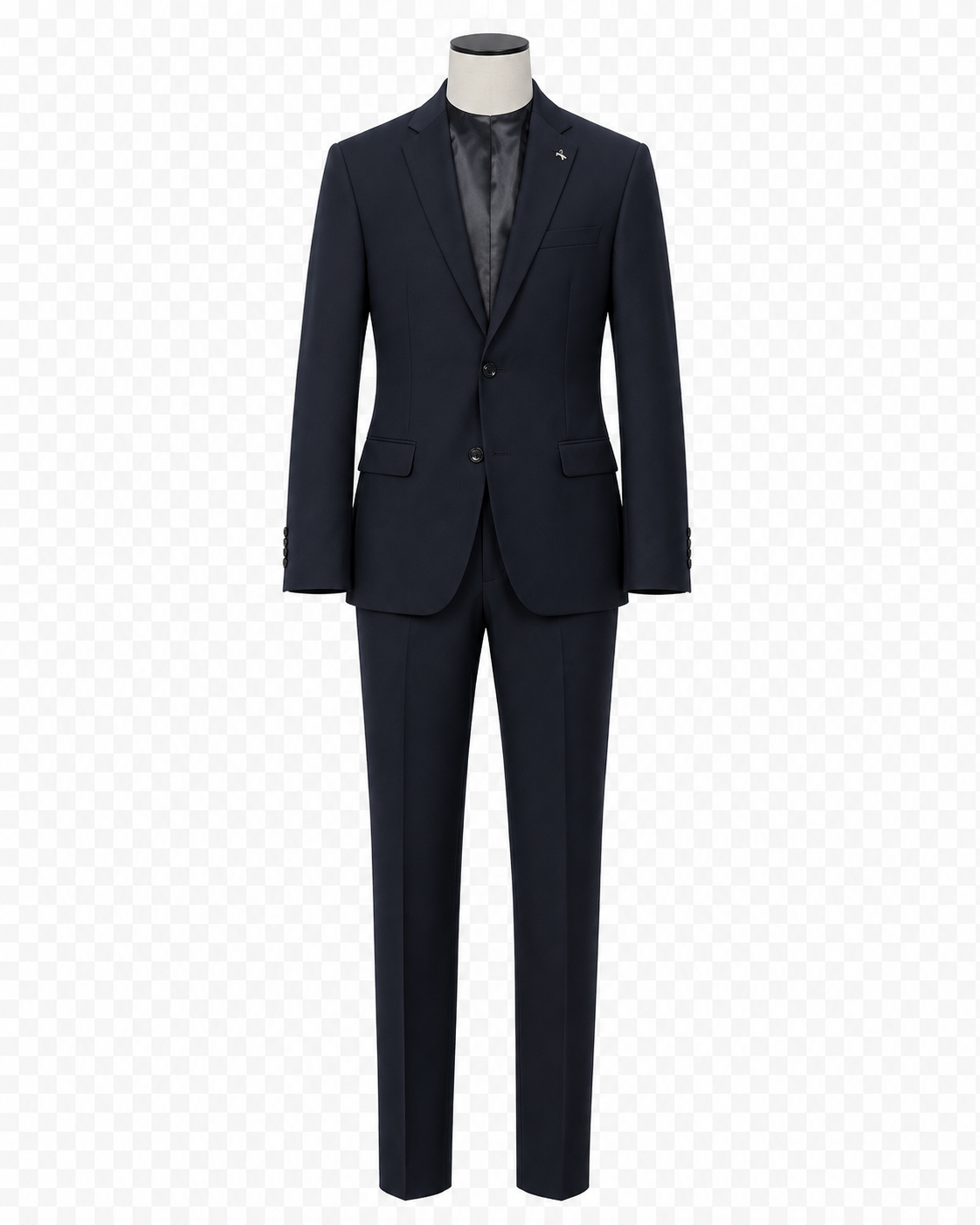 Abito Monopetto Nero Sartoriale – Made in Italy
